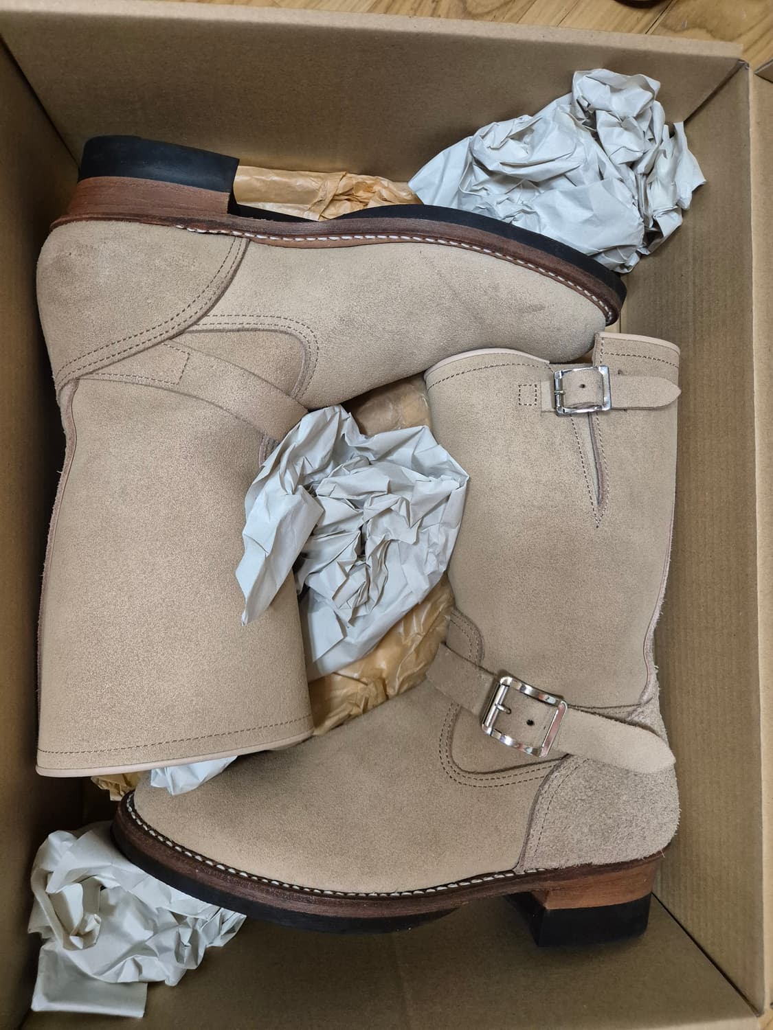 어트랙션즈 스웨이드 엔지니어부츠 lot 329 상품이미지5