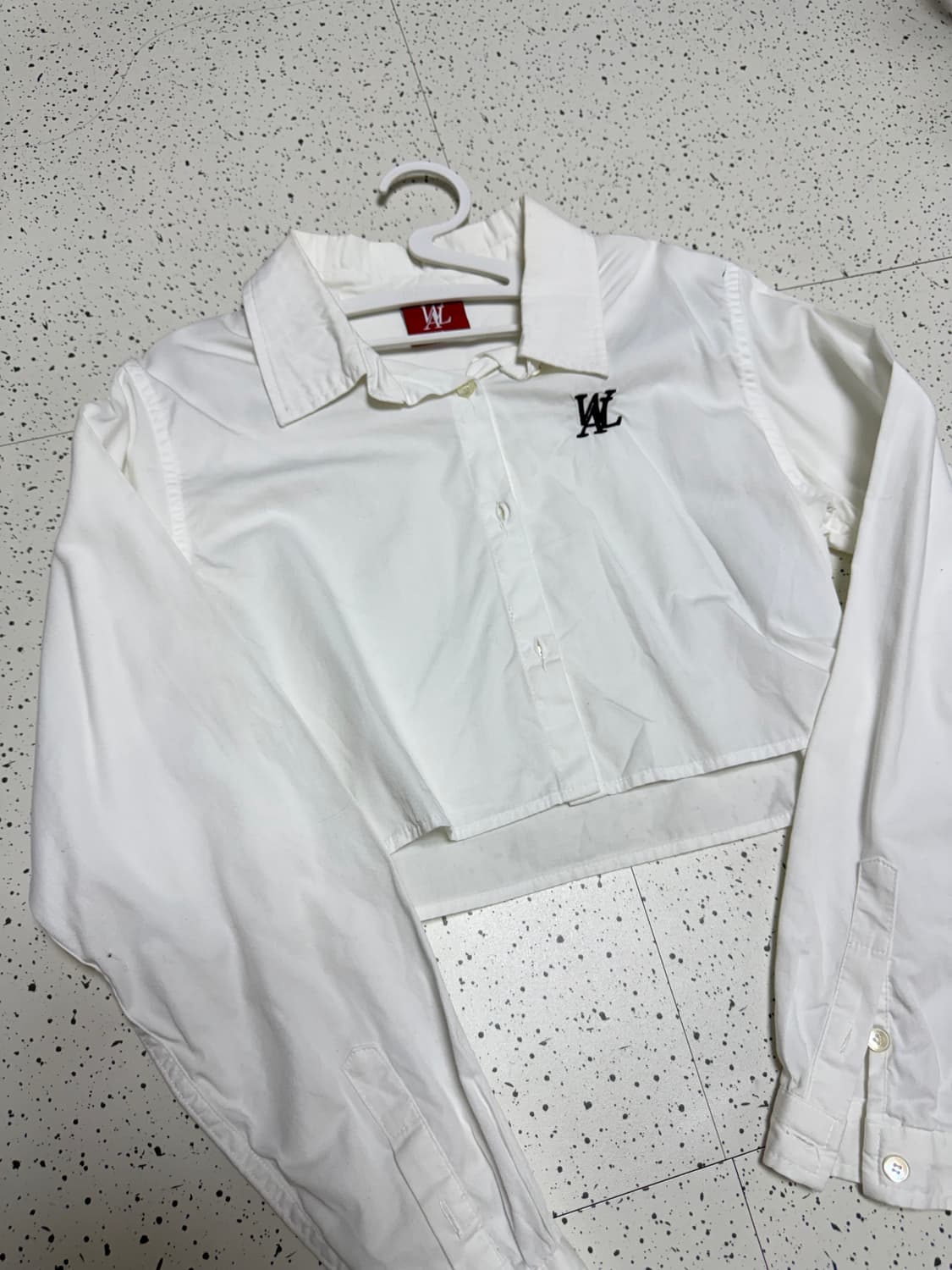 우알롱 크롭 셔츠 상품이미지2