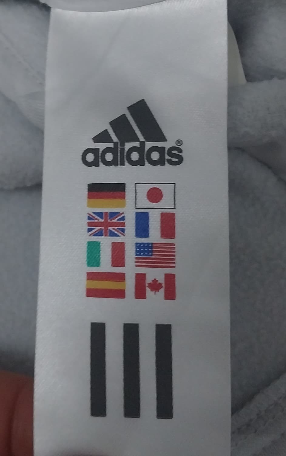 아디다스 퀼팅 트랙 자켓 100  (후드내장됨) 상품이미지5