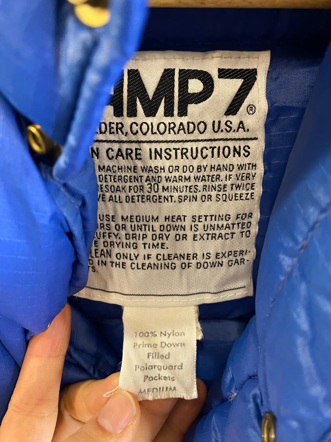 USA CAMP7 덕다운  패딩조끼 M 상품이미지5