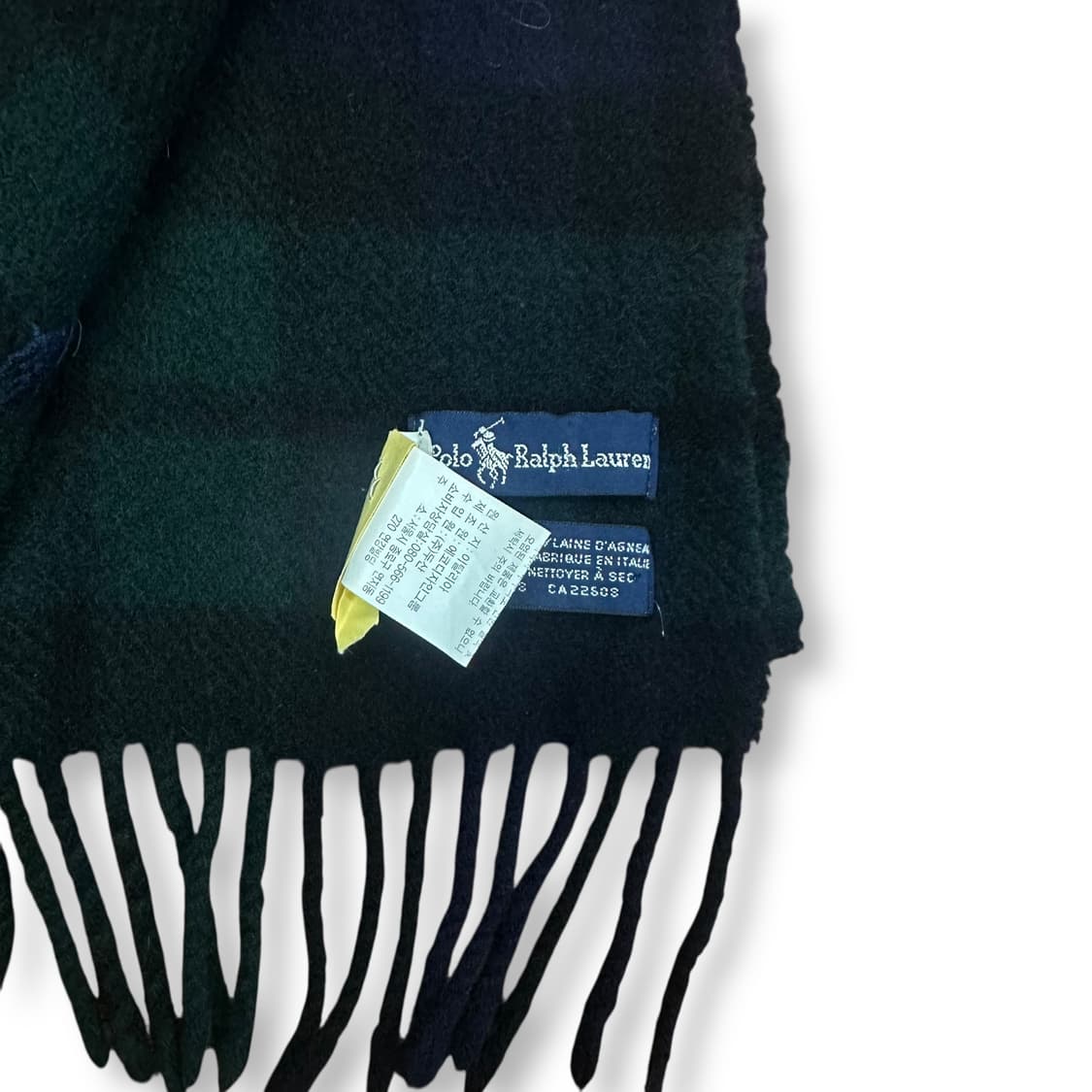 폴로랄프로렌 램스울 체크 머플러 상품이미지4