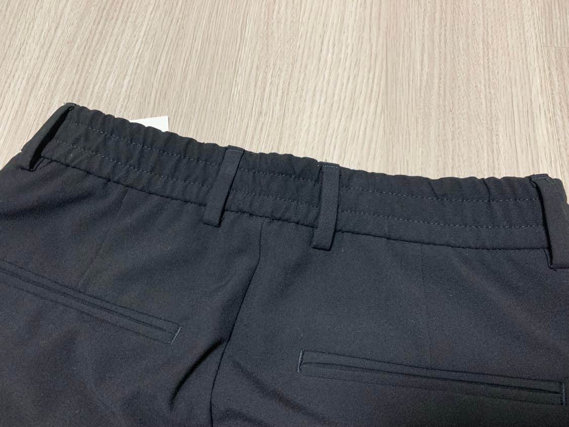 자라 하프 밴딩 투 턱 플리츠 슬랙스 트라우저 팬츠 새상품 상품이미지5