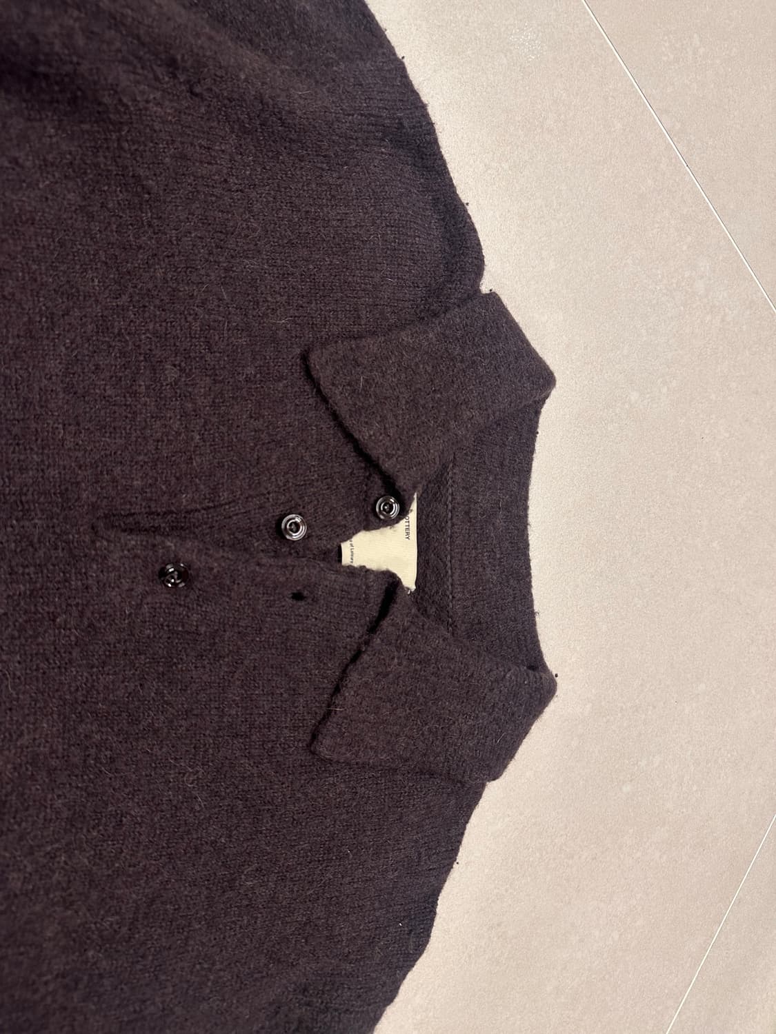 포터리 알파카 카라니트 브라운 2size 상품이미지2