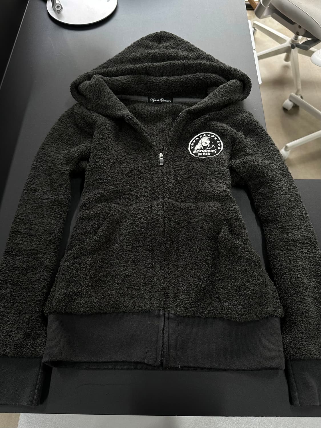 히스테릭글래머 히스걸 보아 파커 후드집업 그레이 상품이미지5