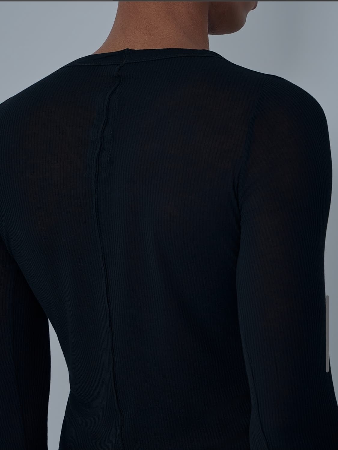 릭오웬스 SS25 립 롱슬리브 RC 블랙  상품이미지6