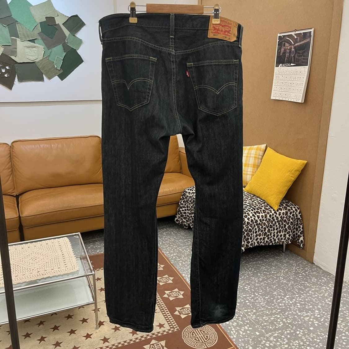 리바이스 501 모던 캐주얼 시크 빈티지 데님팬츠 34인치 C10444 상품이미지4