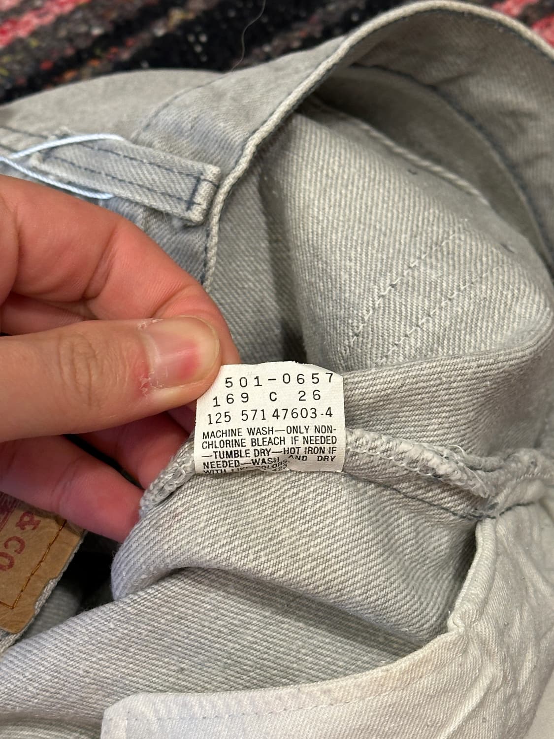 90s made in USA Levis 리바이스 501 W33 L34 상품이미지4