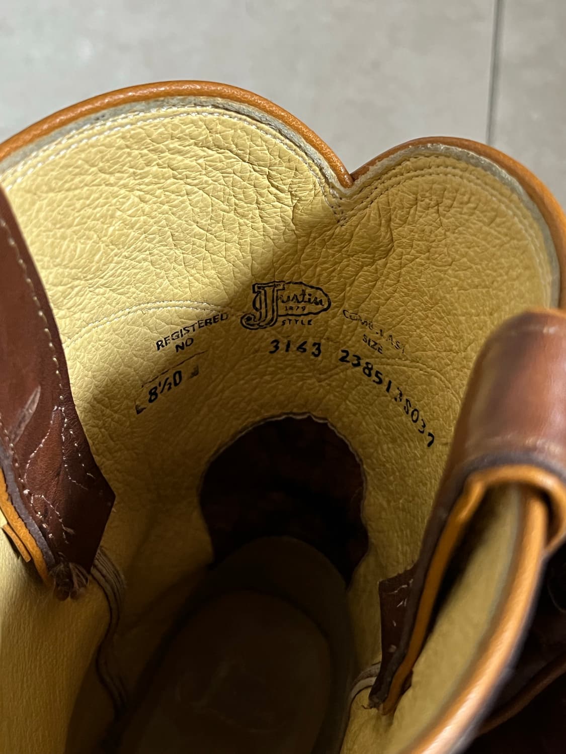 저스틴 웨스턴 부츠 [8.5D] 상품이미지5