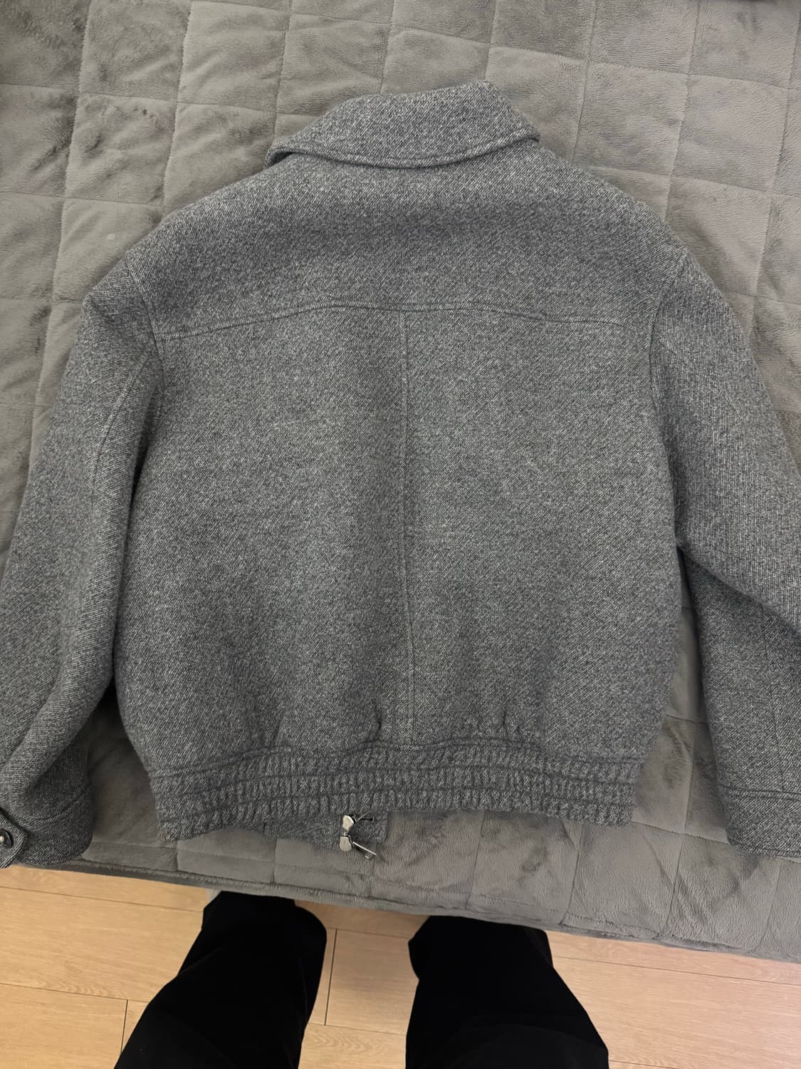 Dunst 23fw 텍스쳐드 울 블루종 (M) (100) 상품이미지3