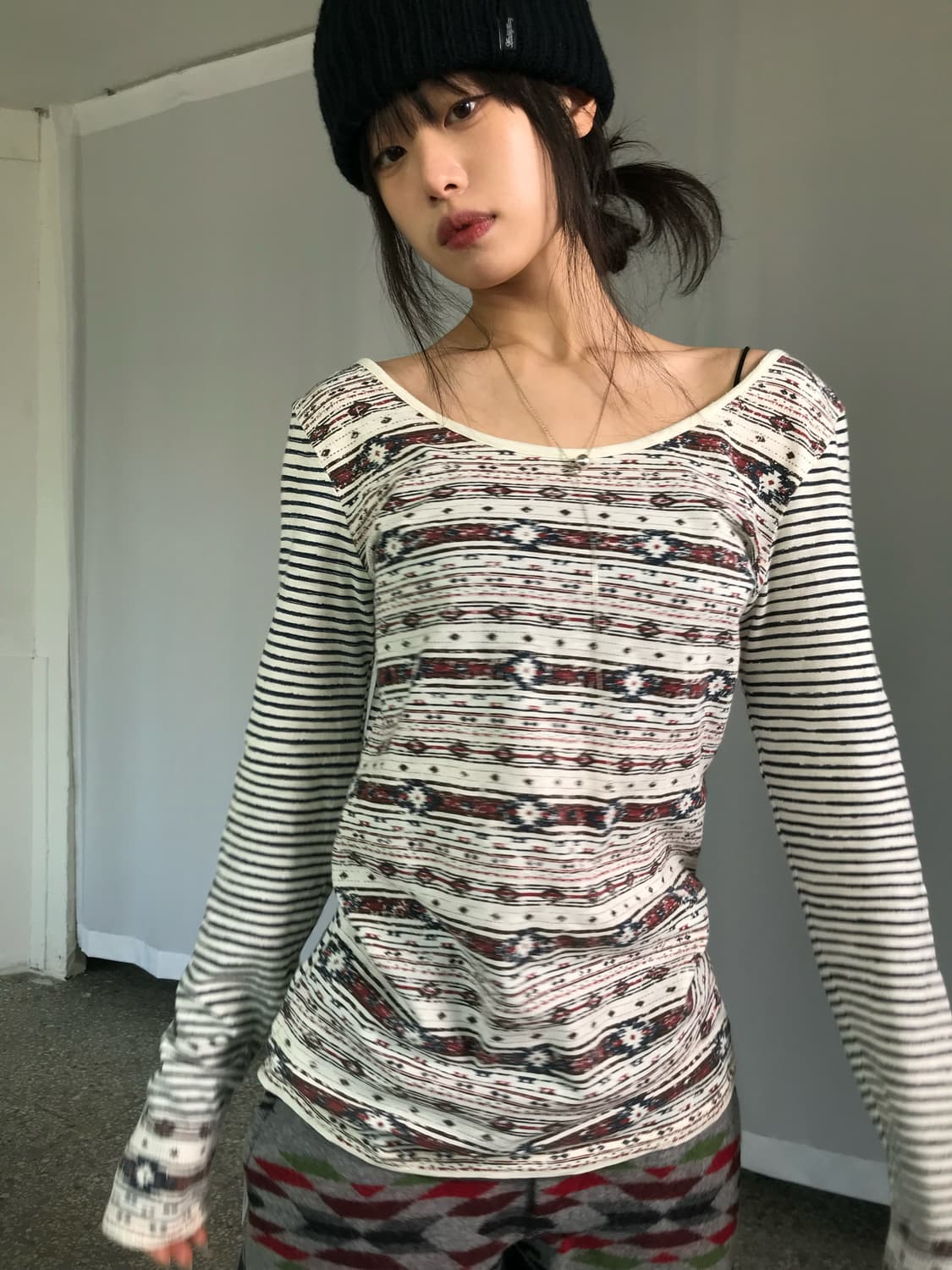 인디안 롱 슬리브 상품이미지3