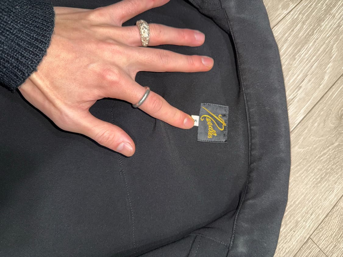 니들스 파이핑 카우보이자켓 블랙 상품이미지5