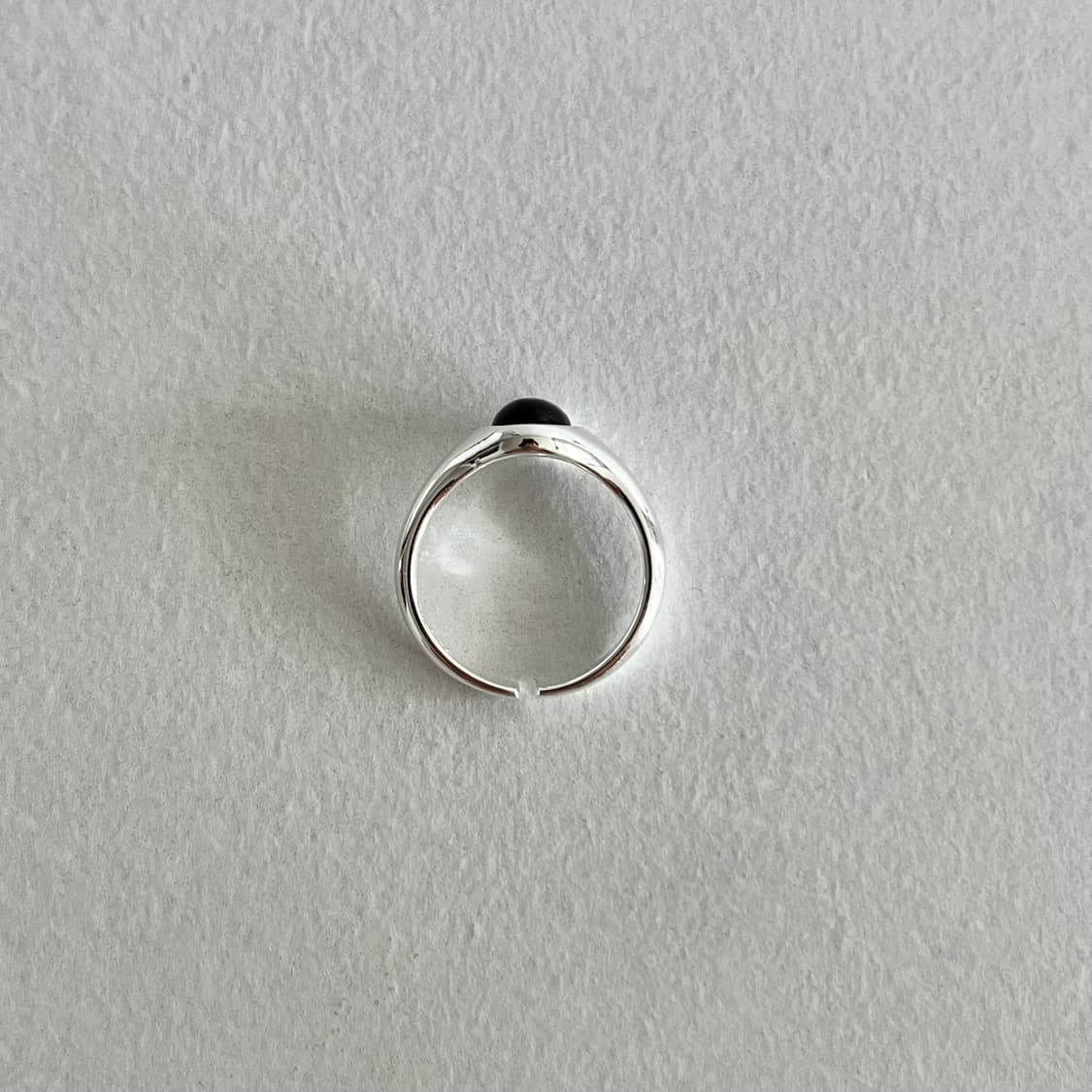 블랙 원석 반지 상품이미지4