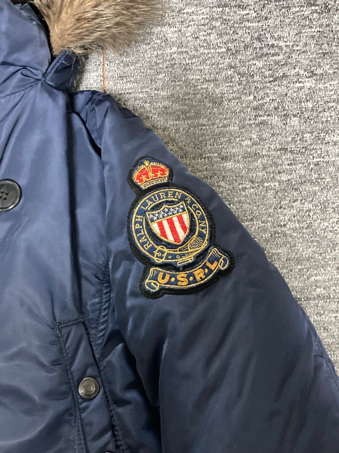 폴로진스 컴퍼니 후드 다운 야상 파카 XS 상품이미지2