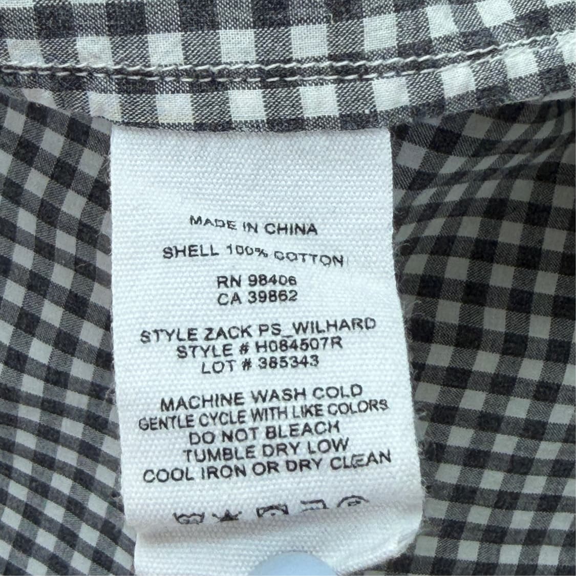 [L] 띠어리 깅엄체크 셔츠 상품이미지6