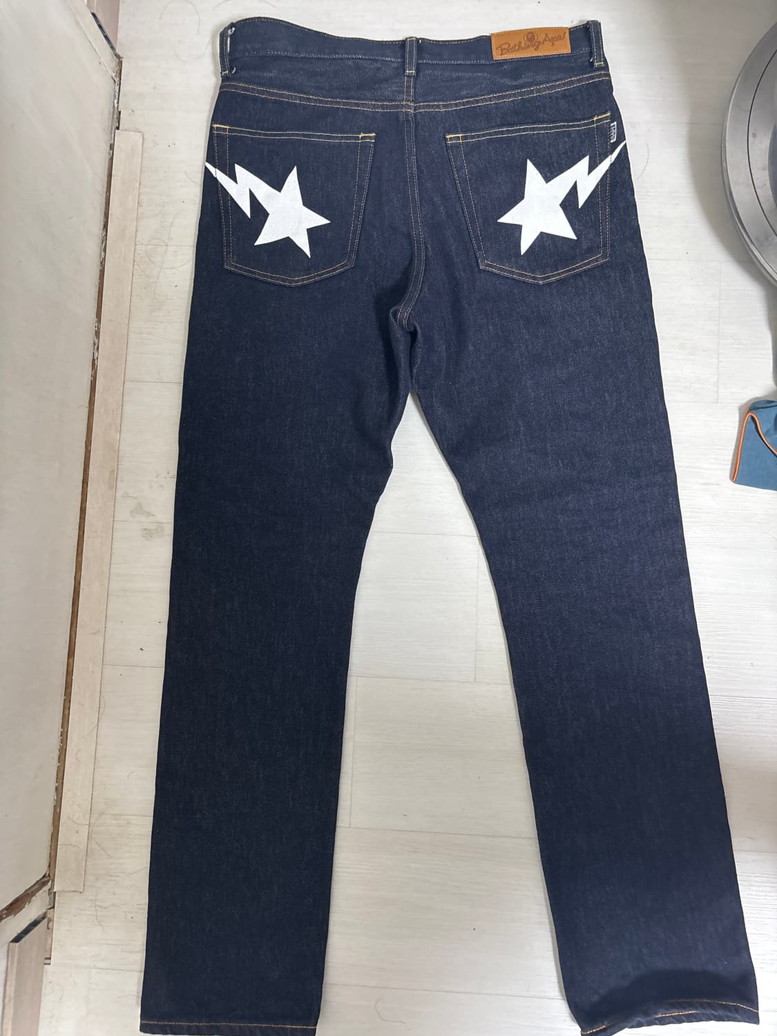 베이프 스타 데님 바지 M 상품이미지2