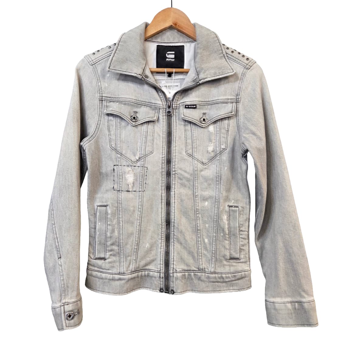 G-Star 로우 그레이 데님 자켓XXS(디피용) 상품이미지1