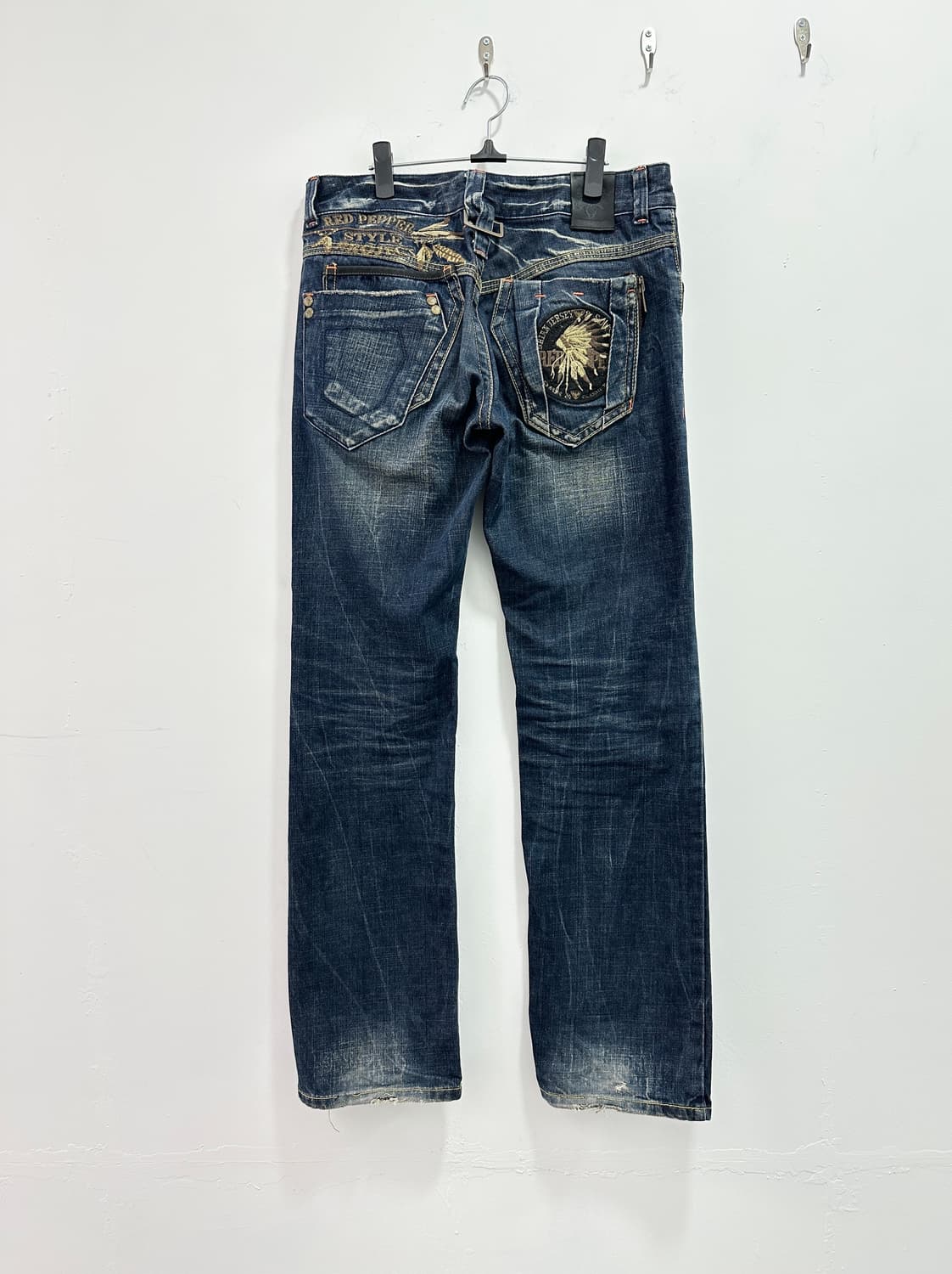 RED PEPPER embroidered patch denim jeans 상품이미지2