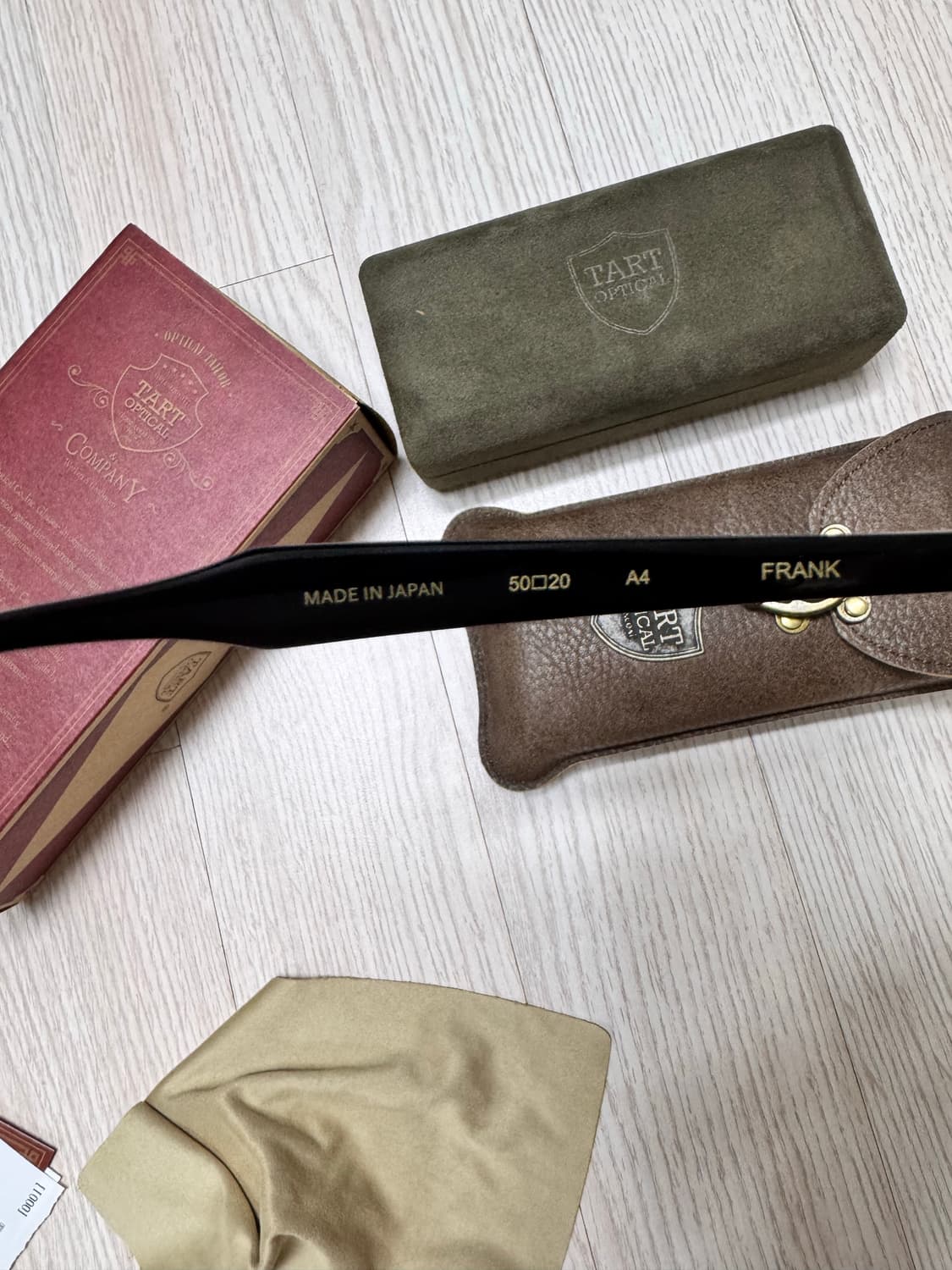 타르트옵티컬 TART OPTICAL FRANK A4 블랙 하금테 상품이미지8