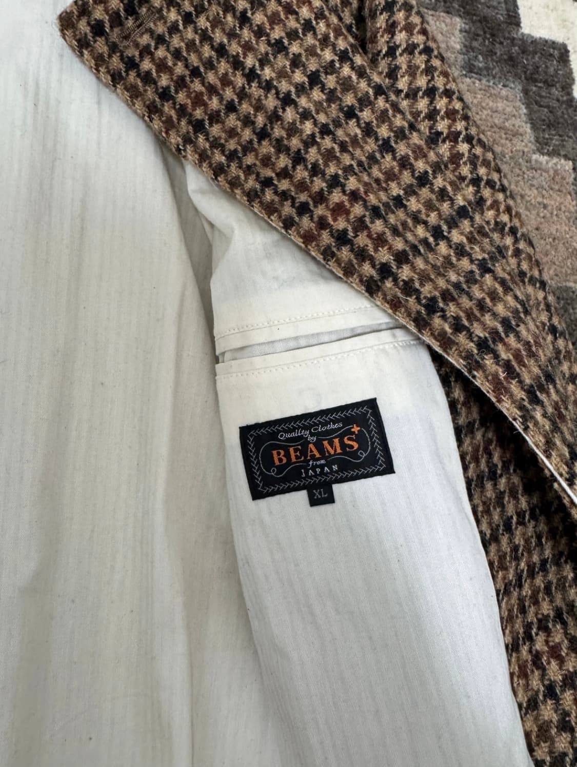 빔즈플러스 해리스트위드 발마칸 코트 XL 드레익스 상품이미지3