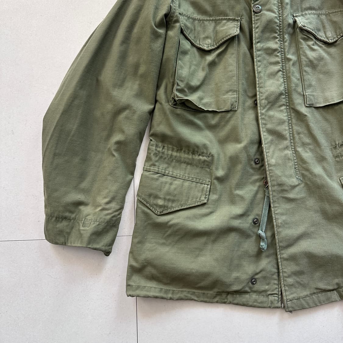70s 미군 오리지널 M65 필드자켓 스몰-롱  상품이미지4