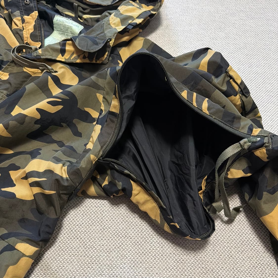 미군 우드랜드 카모 M-92 ECWCS 고어텍스 자켓 상품이미지3