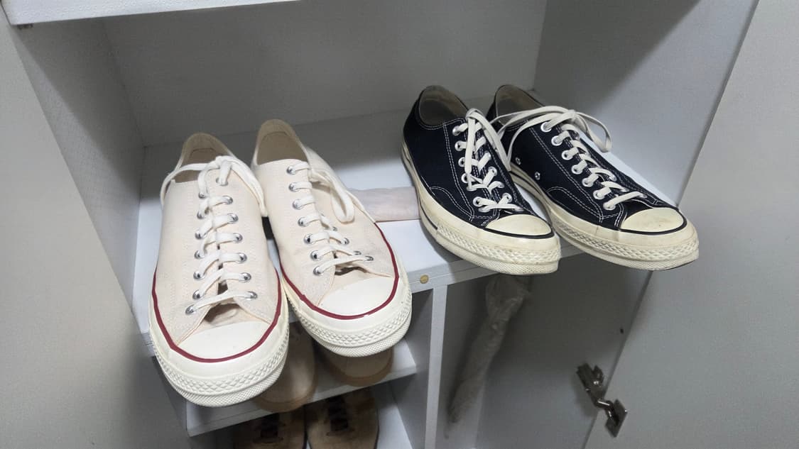 290) 컨버스 블랙, 파치먼트 일괄 상품이미지1