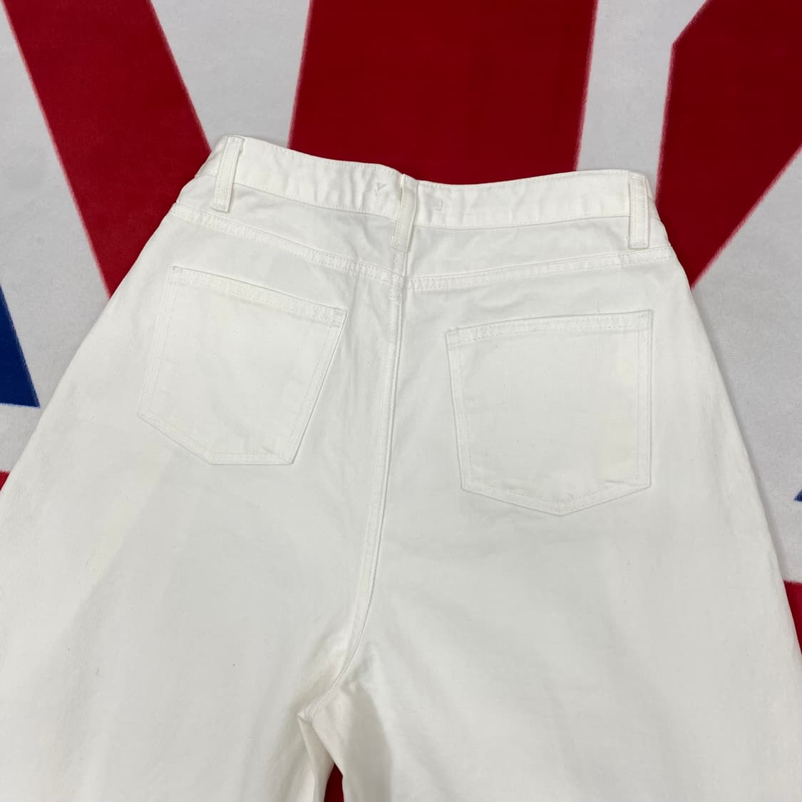 벌룬 화이트 데님팬츠 M 상품이미지4