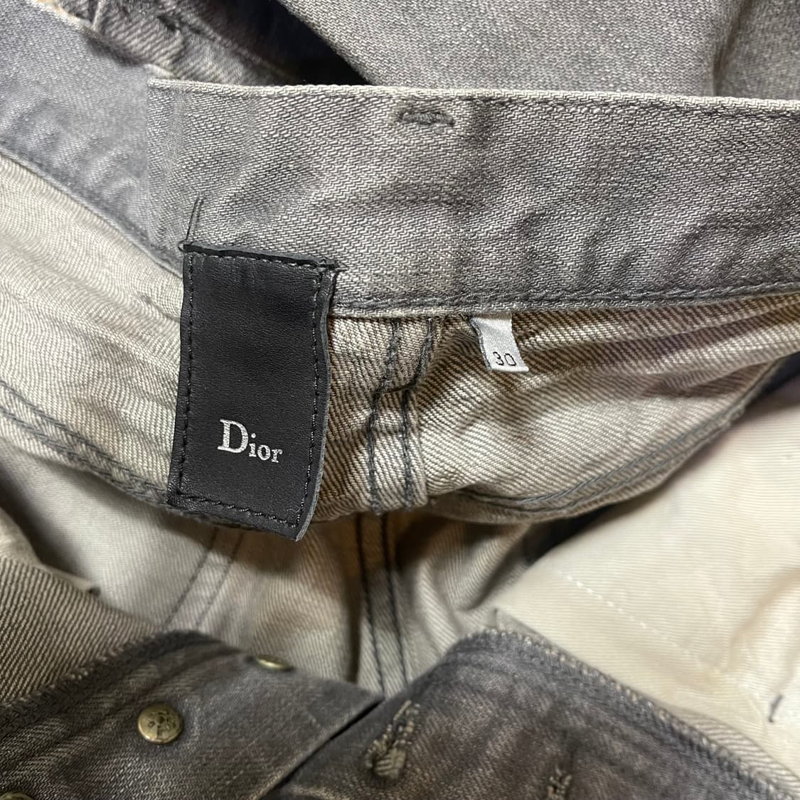 [30] Dior Homme 아카이브 코팅 데님 팬츠 상품이미지6