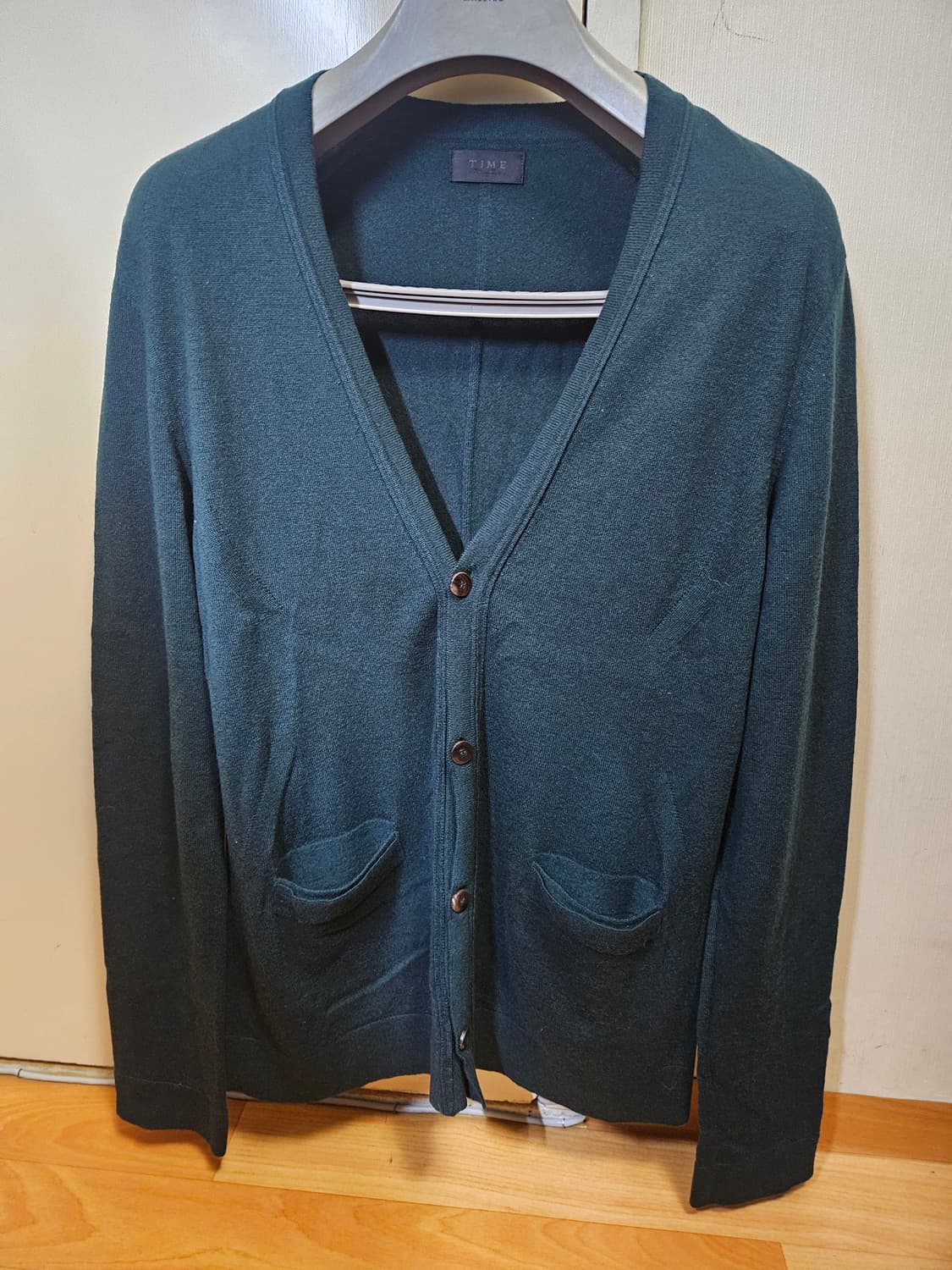 95 M) 타임옴므 100% 캐시미어 가디건 상품이미지1