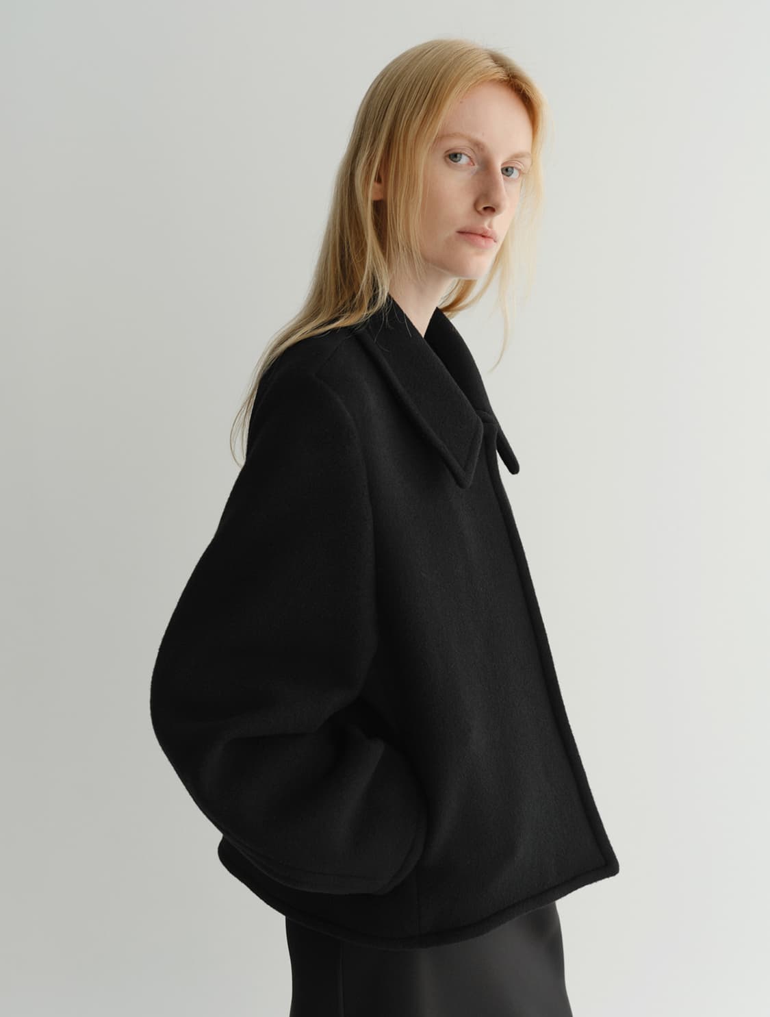  Eaah Ian Short Coat (Black) 상품이미지2