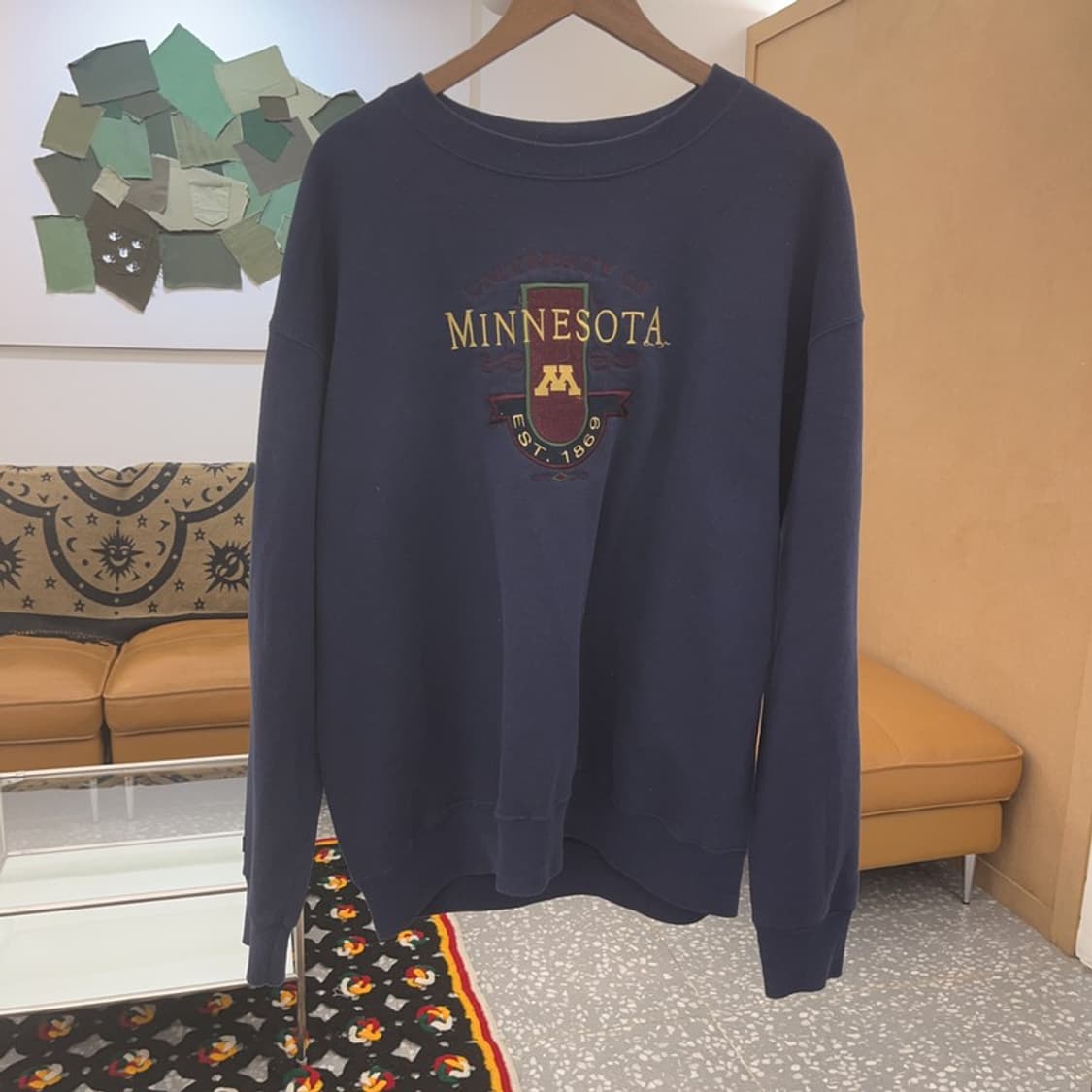 잔스포츠 올드스쿨 레트로 빈티지 오버핏 약기모 맨투맨 L C07408 상품이미지3