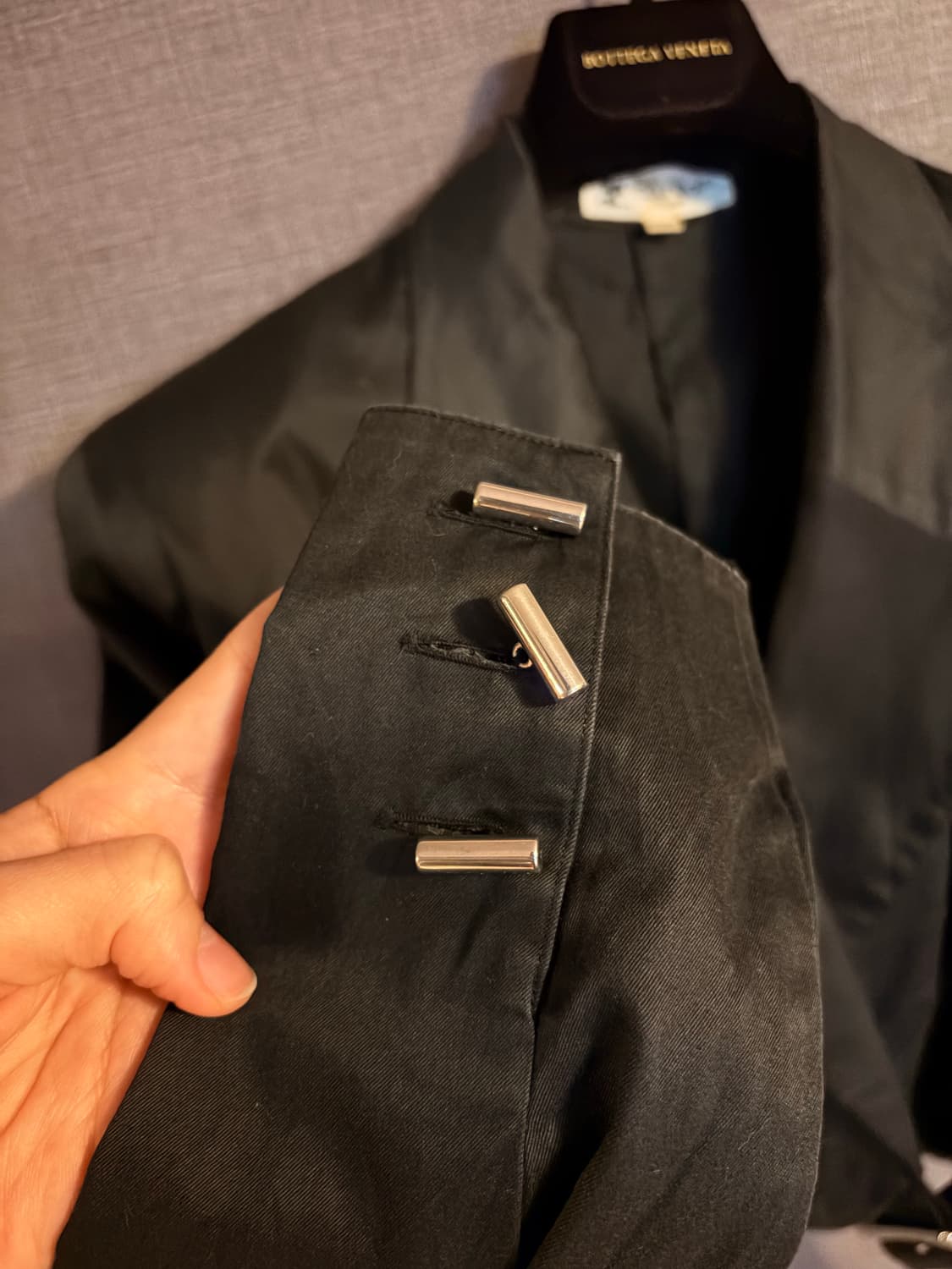 꾸레쥬 Courreges 블랙 크롭 자켓 9AR 상품이미지3