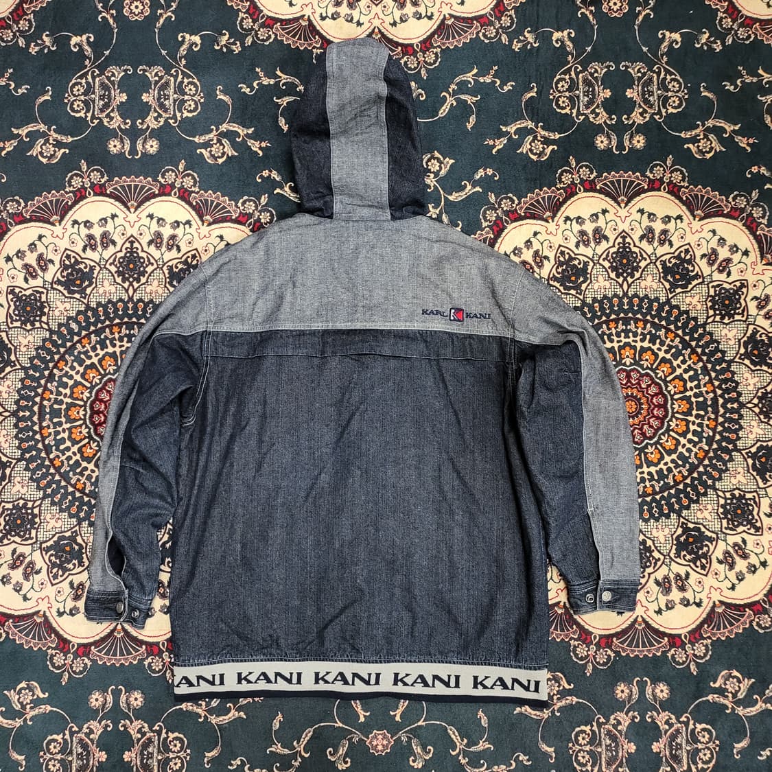 칼 카니 후드 데님 자켓 (L) 상품이미지6