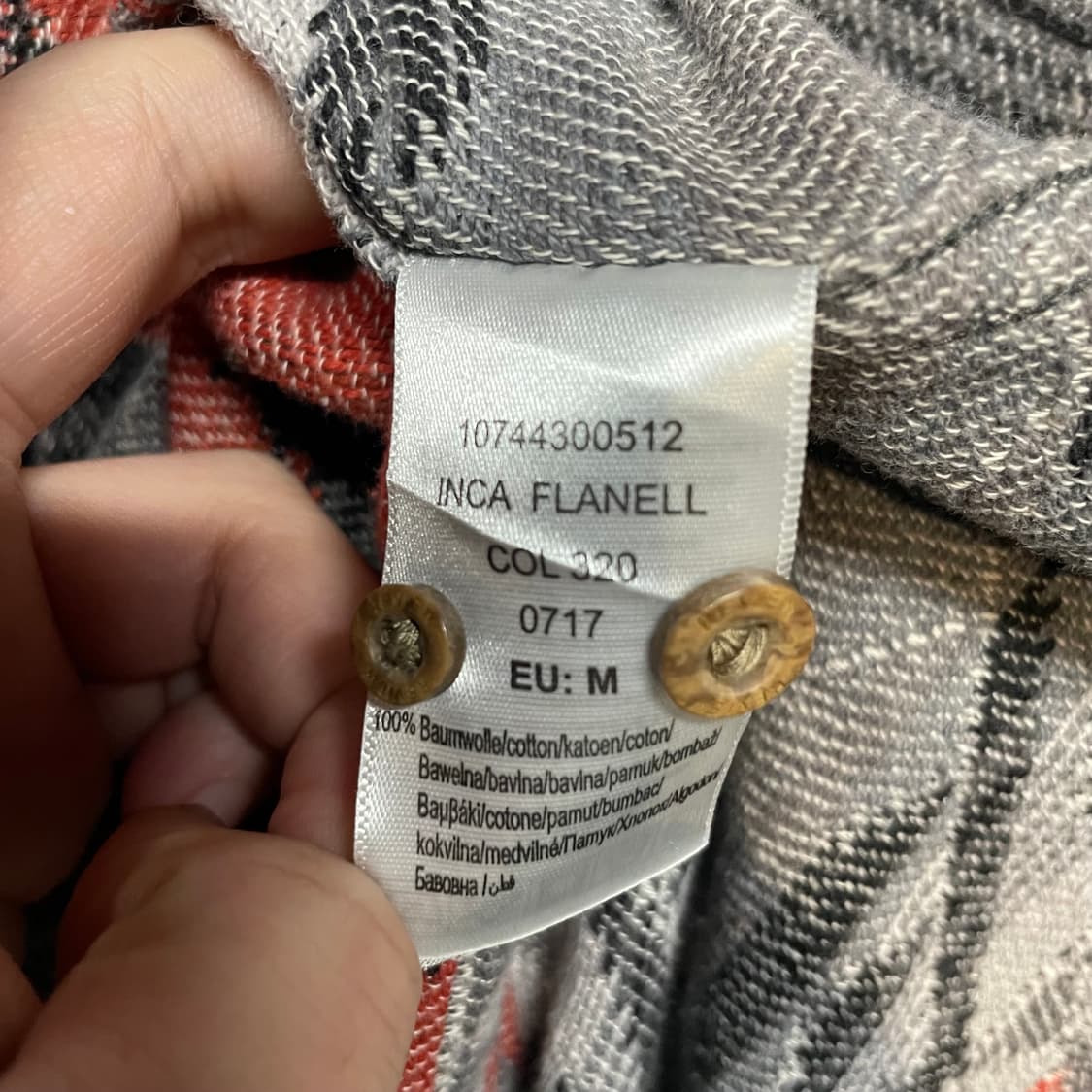 REVIEW 에스닉 패턴 플란넬 셔츠 상품이미지4