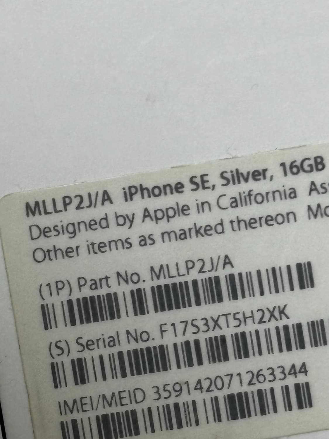 100% 정품 아이폰 se1 실버 16GB 상품이미지6
