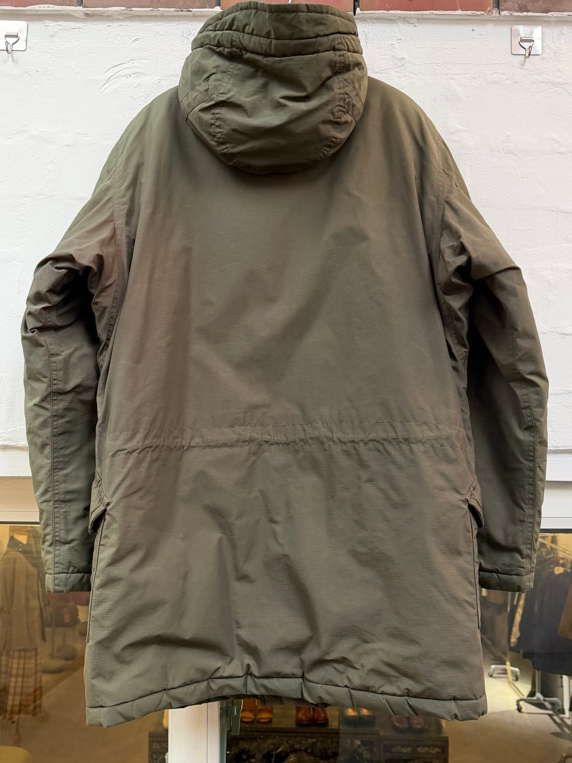 Paul Smith Jeans 카키 후드 파카 코트 M 상품이미지10