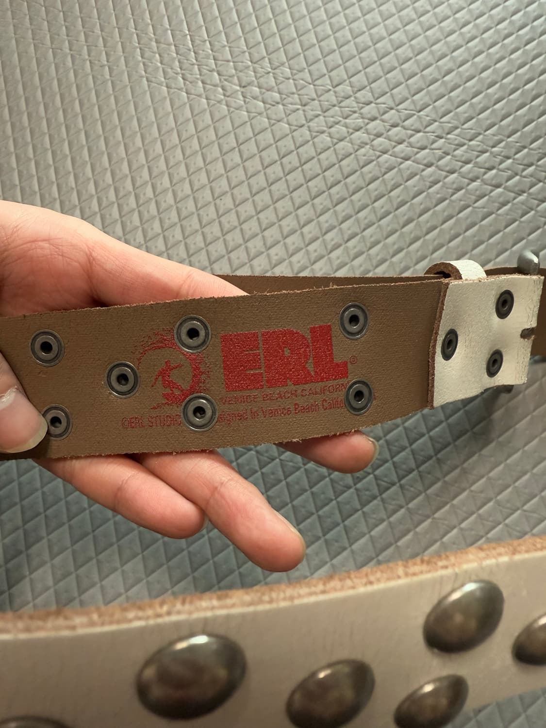 (S) ERL 스터드 벨트 ~ 32인치 상품이미지3