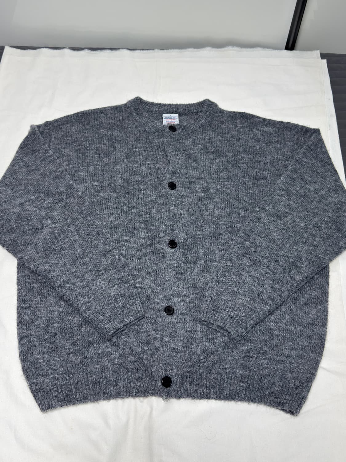 STU / 라운드넥 가디건 (라이트 그레이) / L 상품이미지6