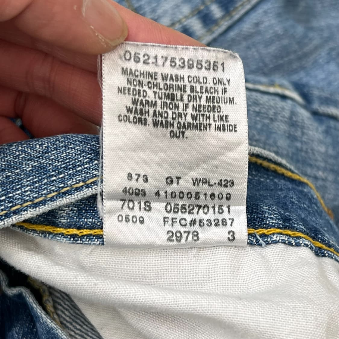 리바이스 527 데님팬츠 r2068 상품이미지6