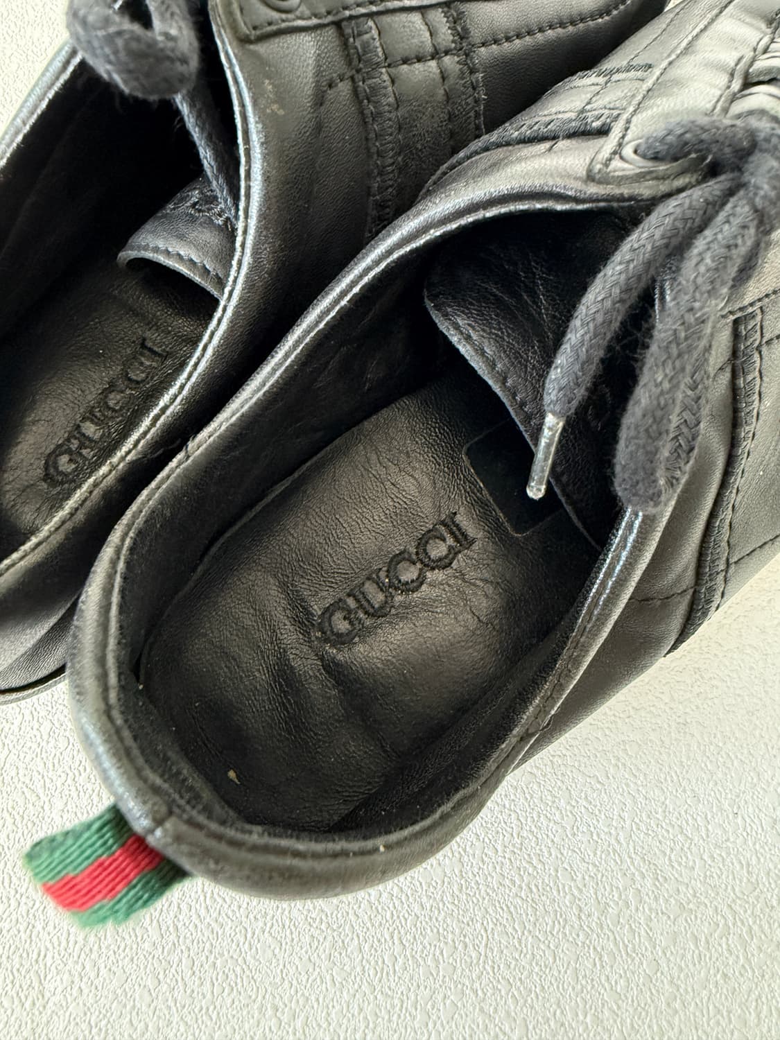 [EU37]구찌(GUCCI) 레더 스니커즈(ITALY) 상품이미지6