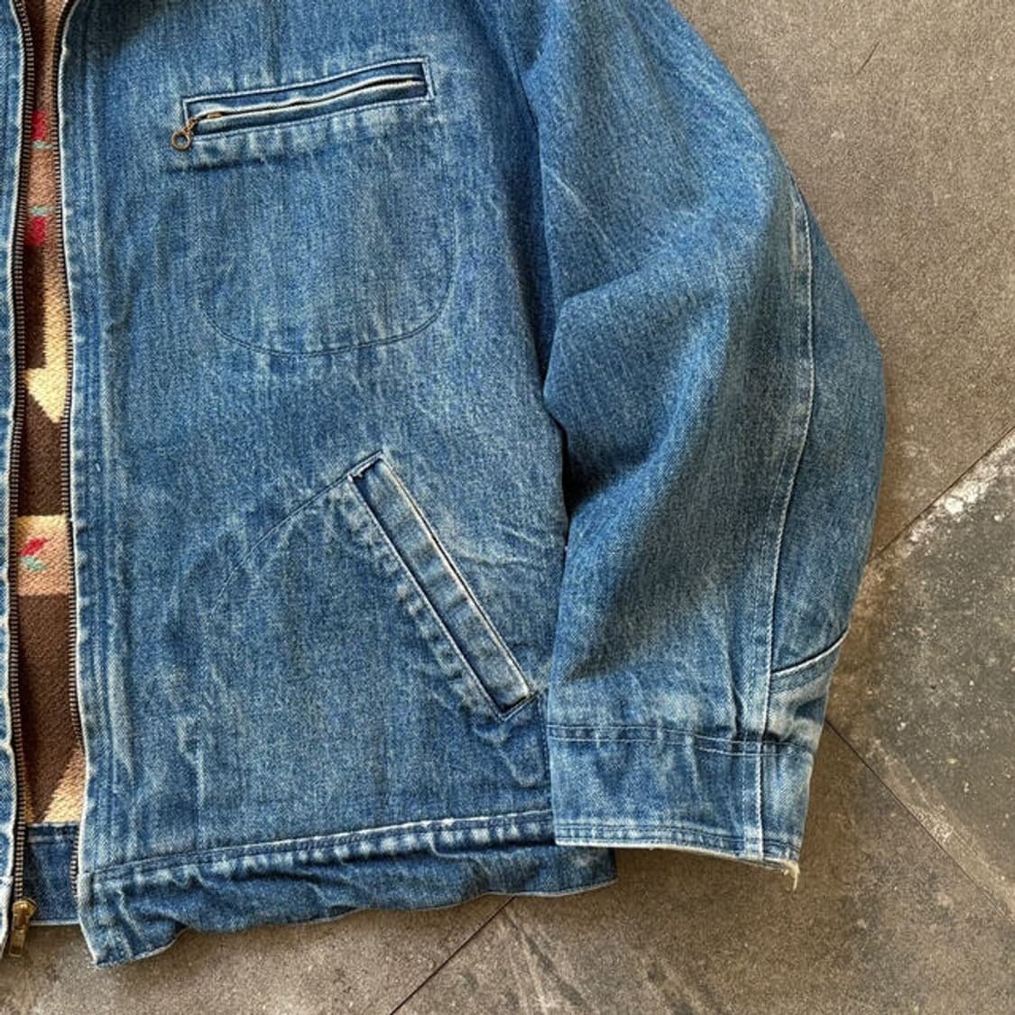90s 폴로 컨트리 나바호 91-b 데님 트러커 자켓 상품이미지5