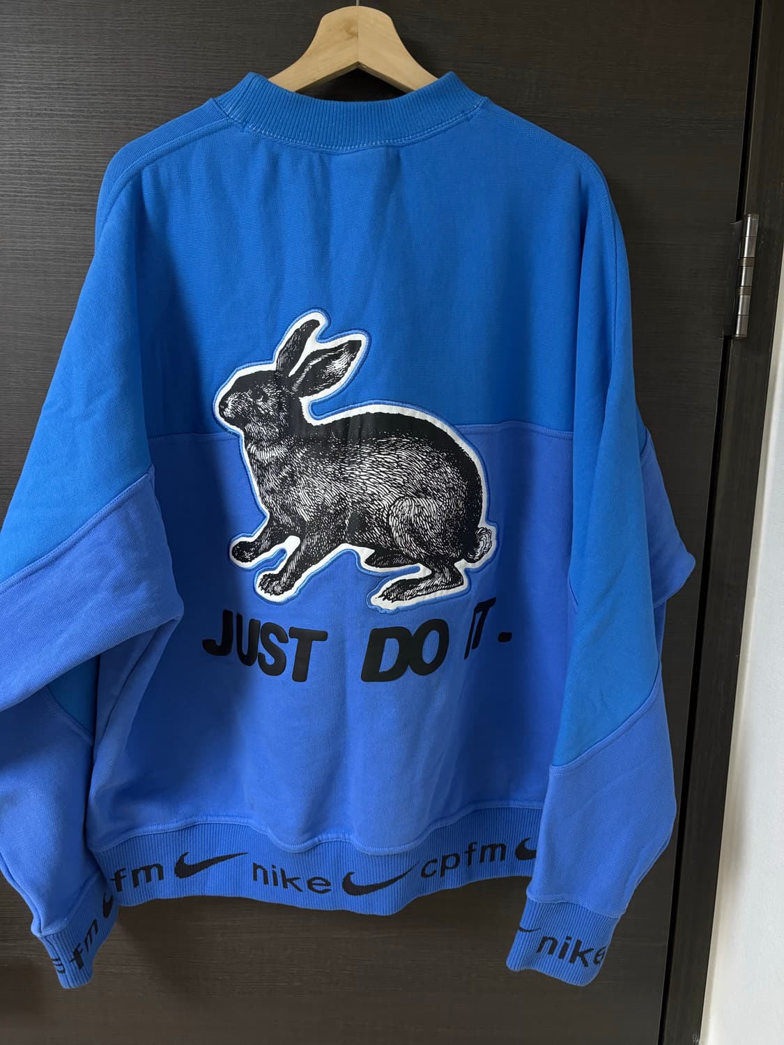 L - 나이키 x CPFM 플리스 크루넥 블루 상품이미지2