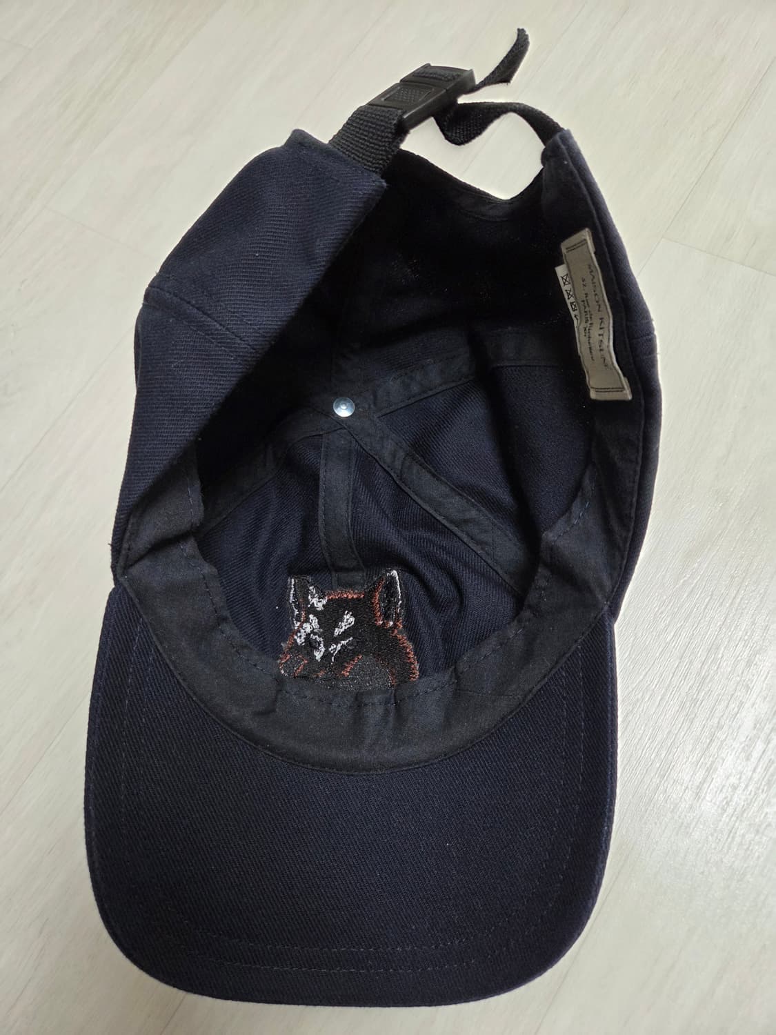 메종키츠네 캡모자 네이비 상품이미지2