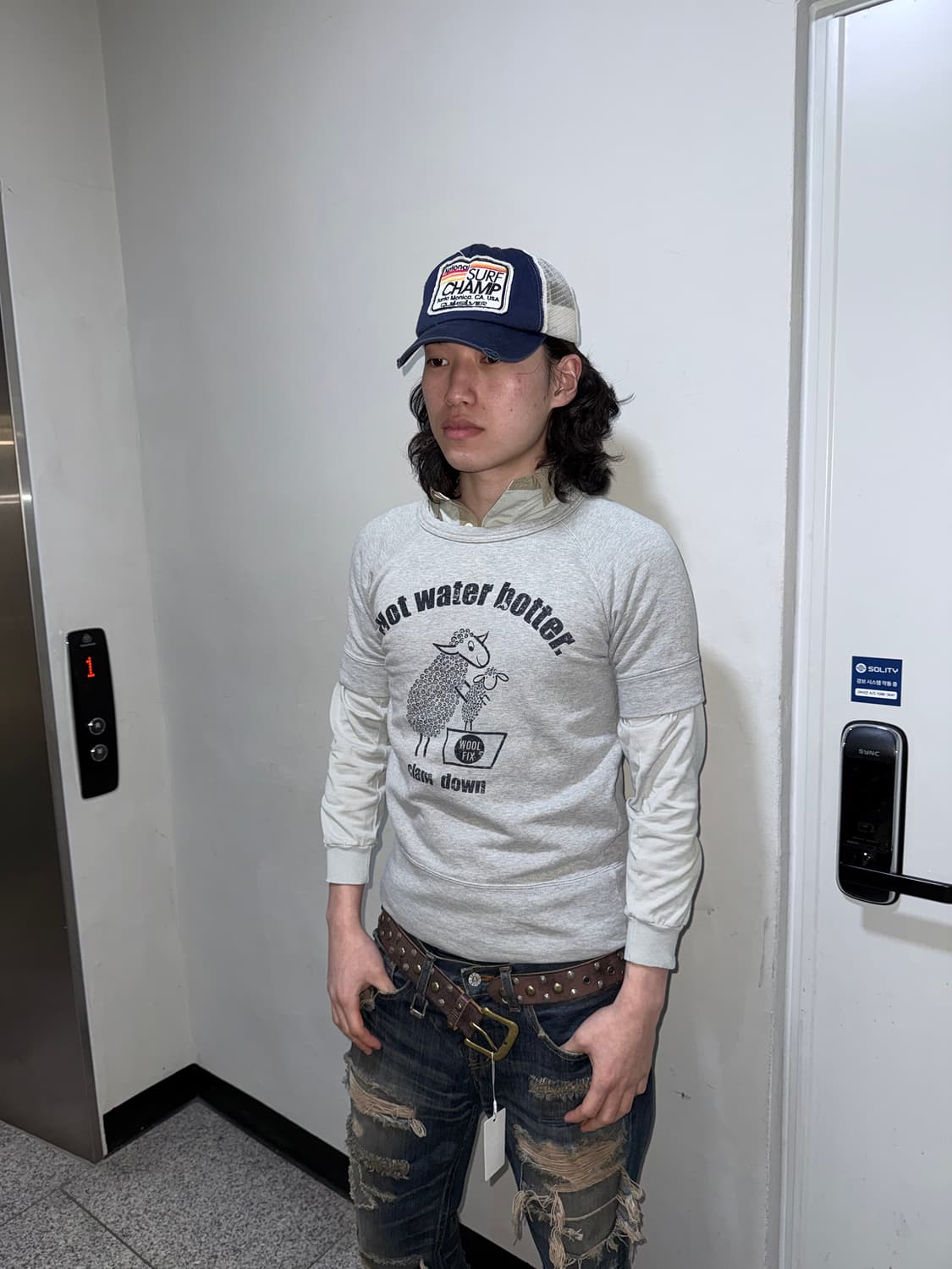 half sleeve sweat shirt 상품이미지2