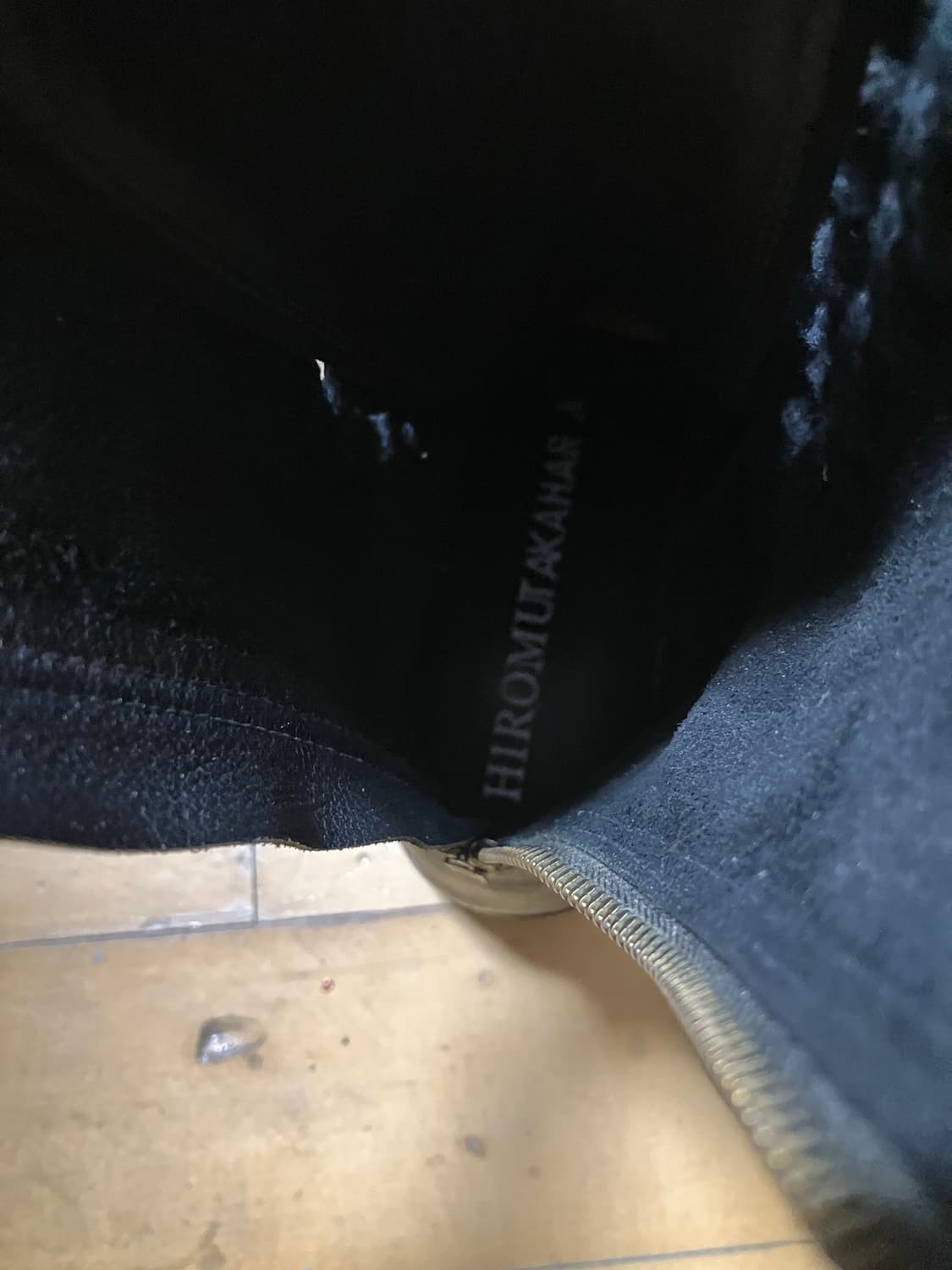 Hiromu takahara 로엔 트리플 레이스업 컴뱃 부츠  270 상품이미지10