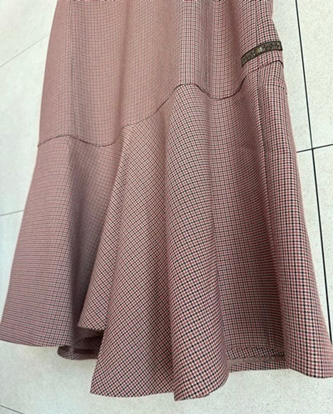 새) 써스데이아일랜드 체크 롱원피스  상품이미지6