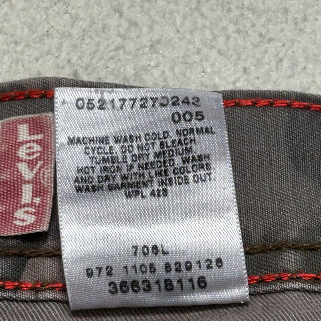 LEVI'S 카모팬츠 카고 하프 팬츠 W33 상품이미지8