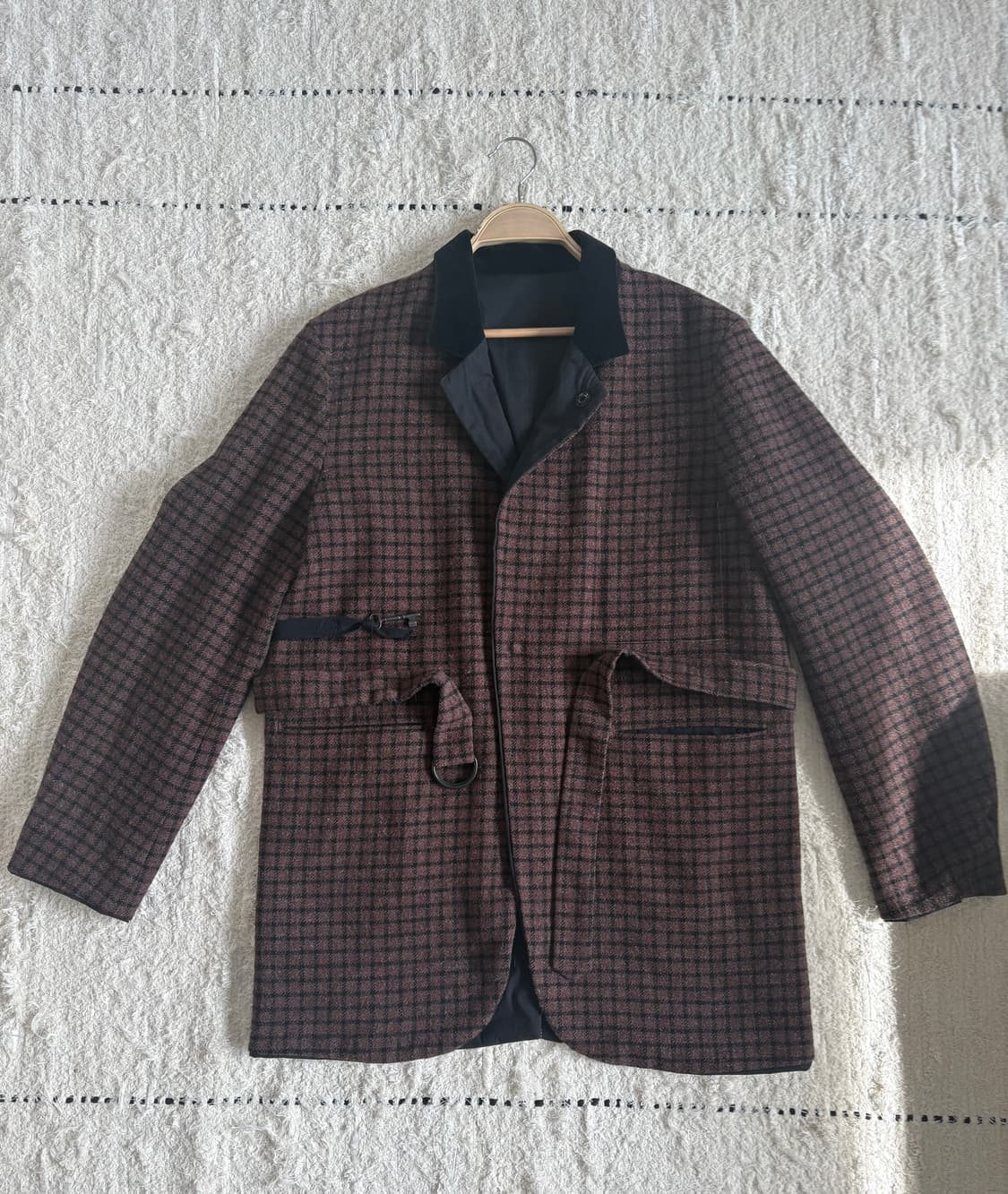 Sunsea reversible check coat 상품이미지9