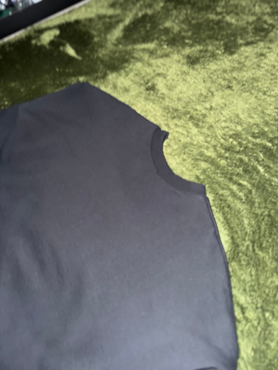 [36] 알렉산더 맥퀸 비즈 디테일 루즈 핏 스웻 셔츠 블랙 상품이미지8