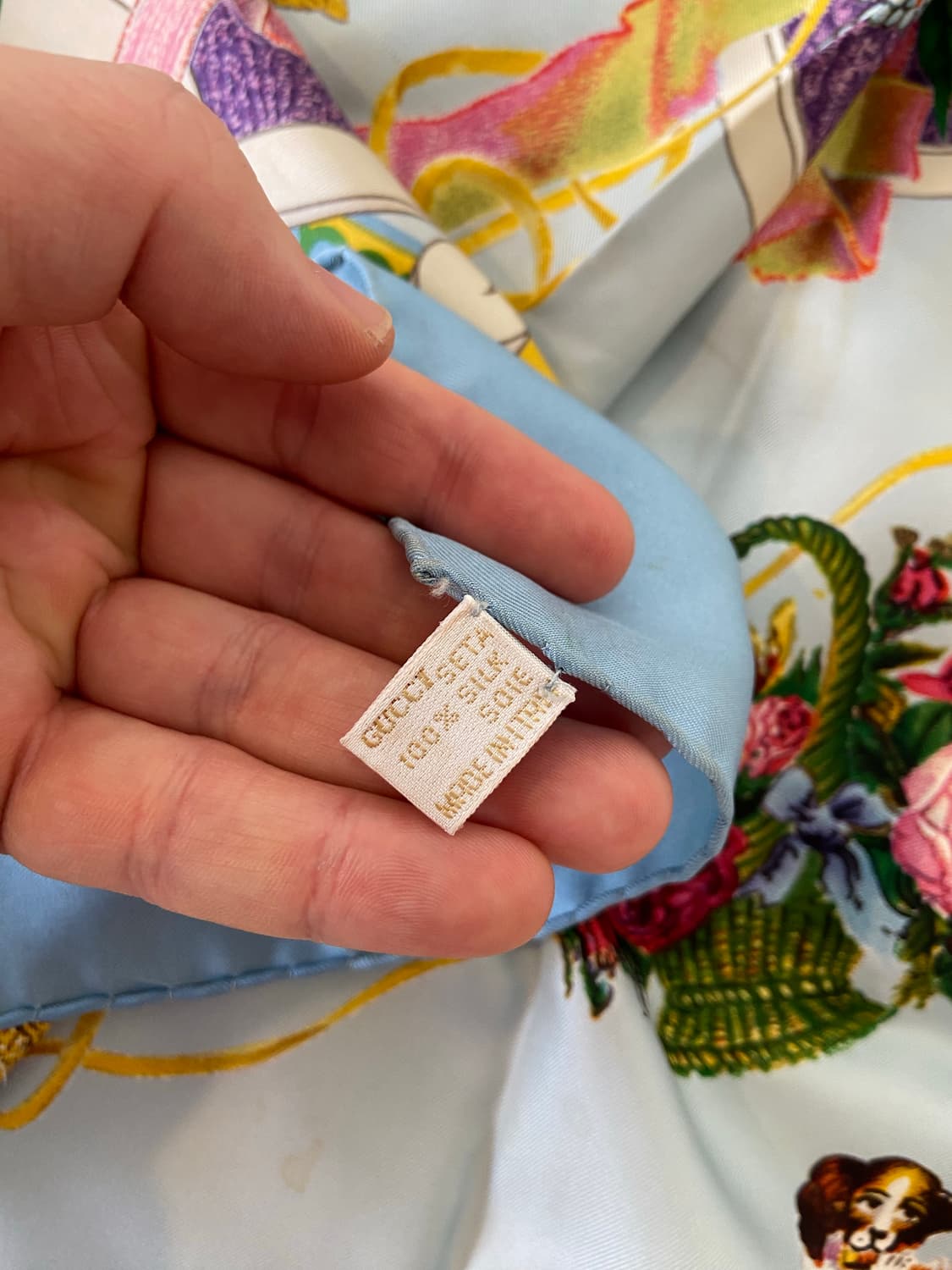 구찌 실크 스카프 상품이미지6